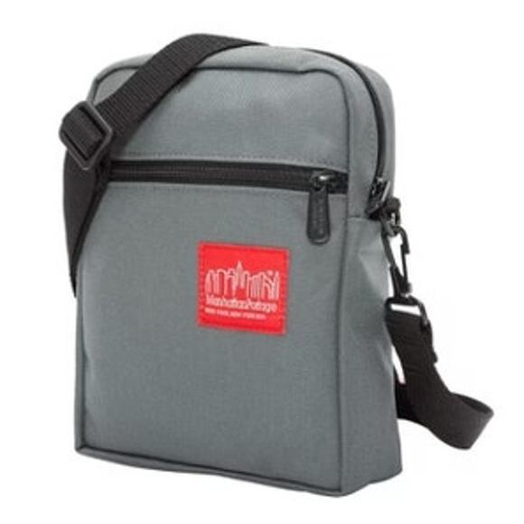 Manhattan Portage Signature "Emblem City Lights" Crossbody Bag in Gray - Picture 1 of 8